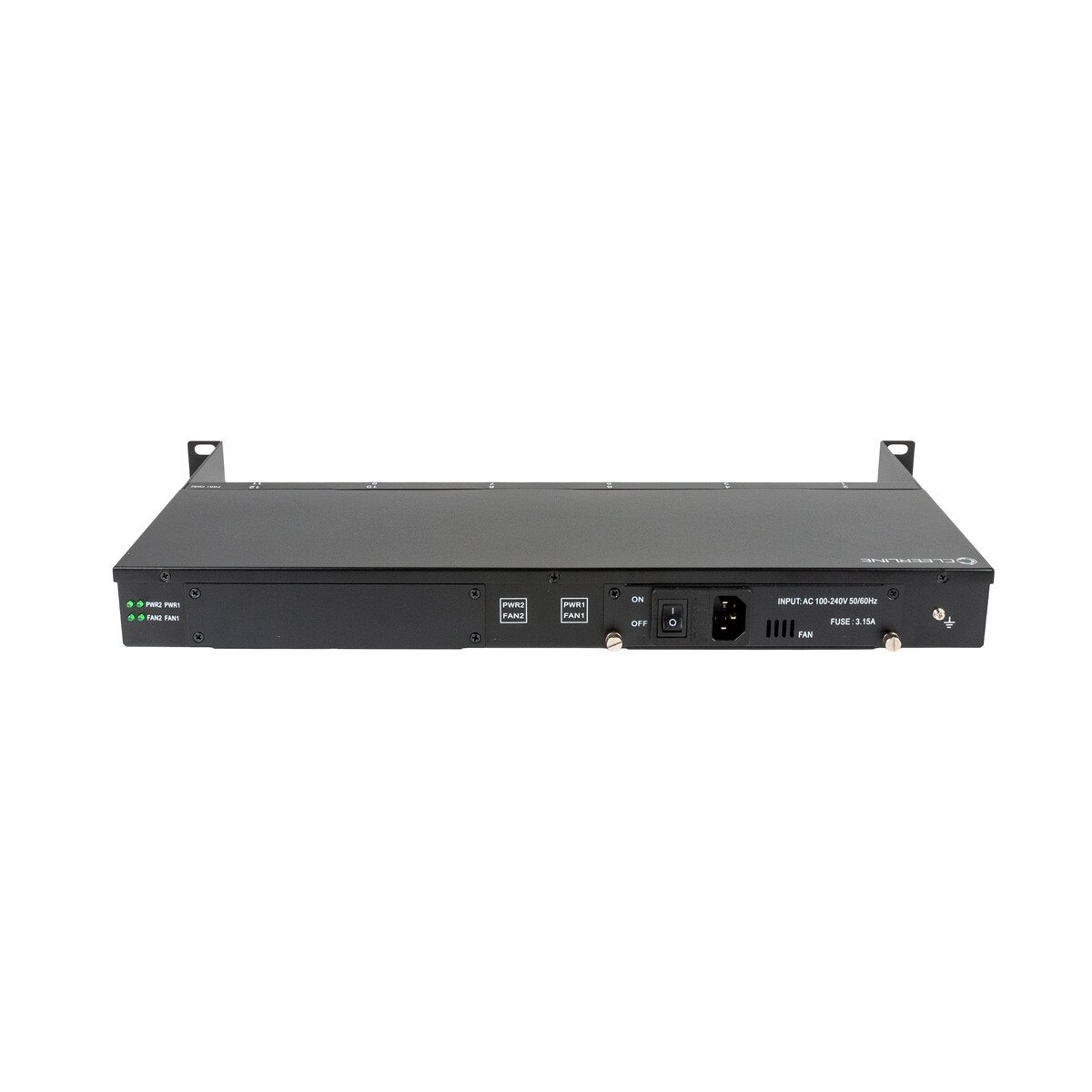 1RU 12 Slot Fiber Media Converter Chassis 4